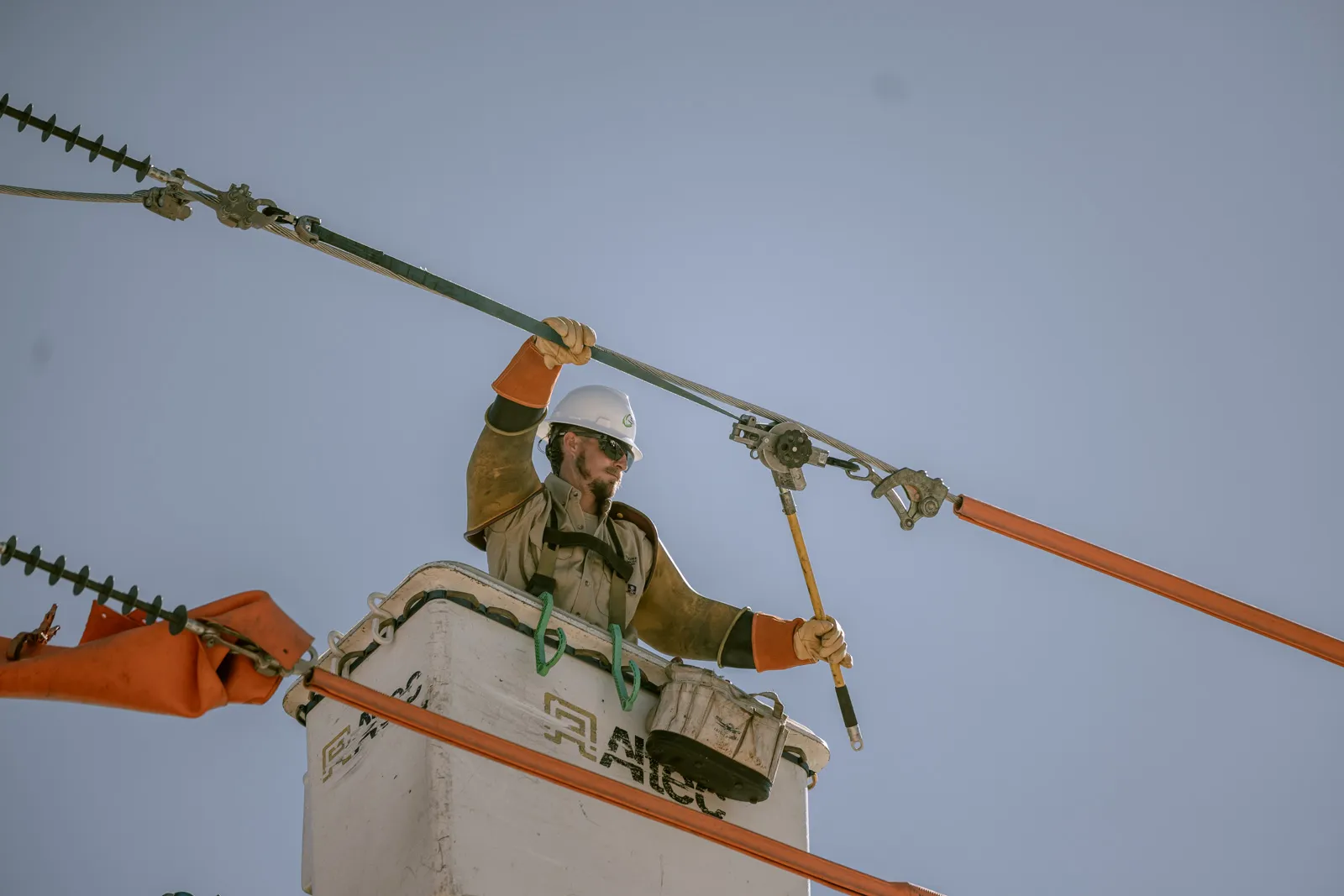 Greenstone crew member on a job site