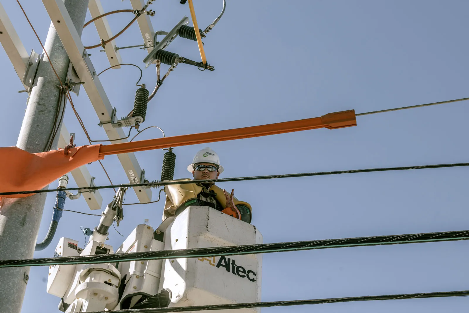 Greenstone crew member at work in Texas